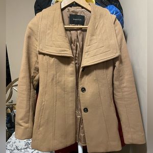 Aritzia Babaton Wool Camel Coat (no belt) Sz XXS